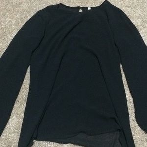 Black sheer top